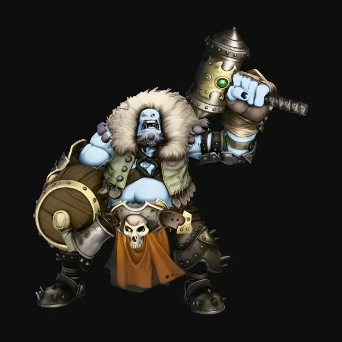 3D model for Warrior of the North