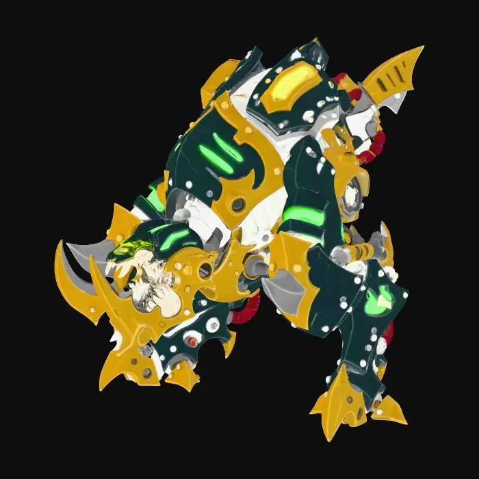 3D model for Cyber Beast Raptor