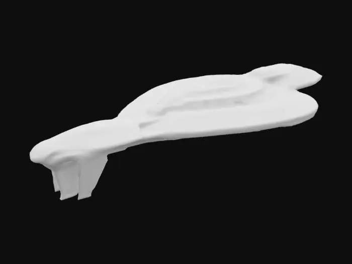 3D model for Alien Cruiser