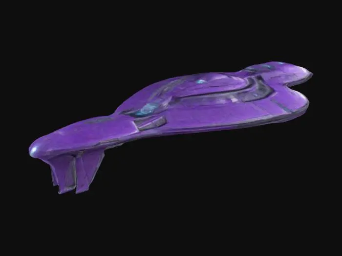 3D model for Alien Cruiser