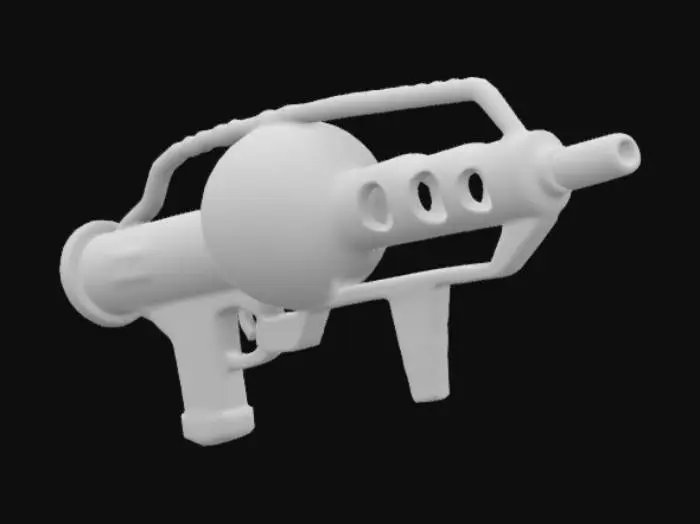 3D model for Snowglobe Gun