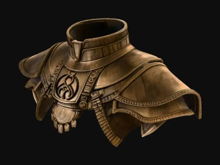 3D model for Bronze Aegis Chestplate