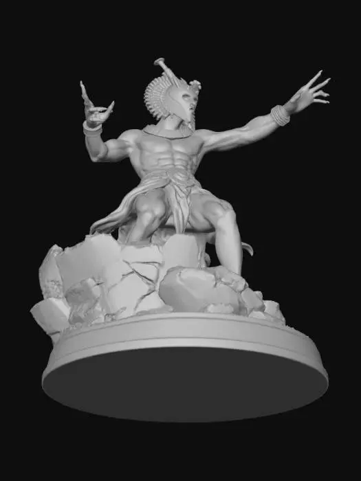 3D model for Infernal Sun Warrior