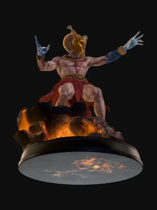 3D model for Infernal Sun Warrior