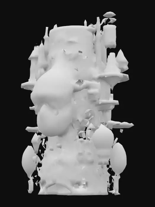 3D model for Alien Castle 1