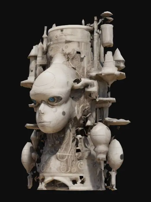 3D model for Alien Castle 1