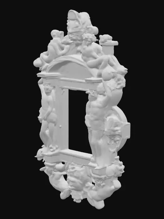 3D model for Ornate Mythological Frame
