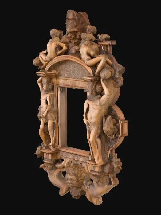 3D model for Ornate Mythological Frame