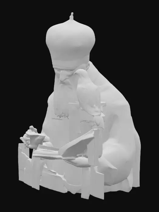 3D model for The Divine Reader