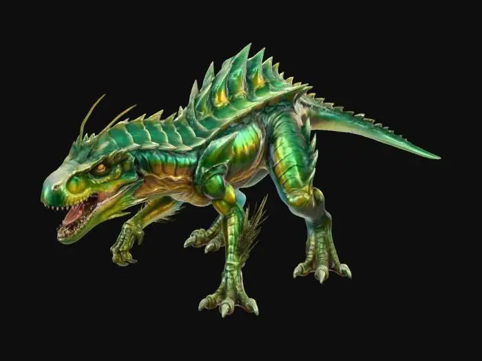3D model for Spiky Dinosaur Majesty