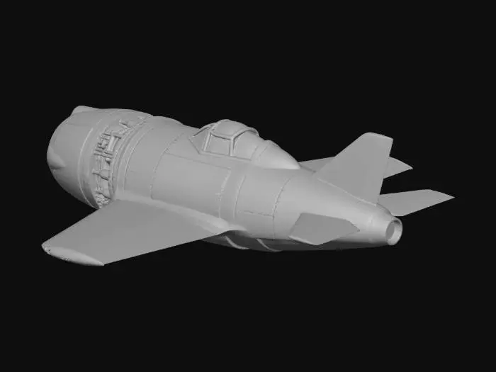 3D model for Trigie Interceptor Jet