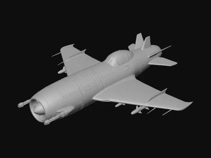 3D model for scifiretrojet