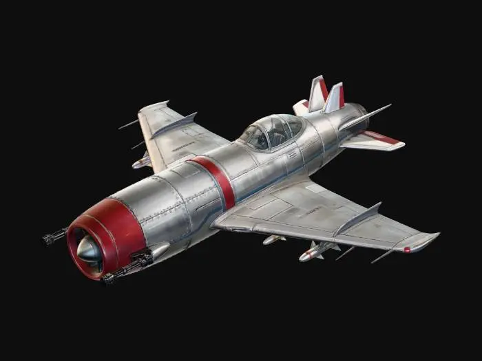 3D model for scifiretrojet