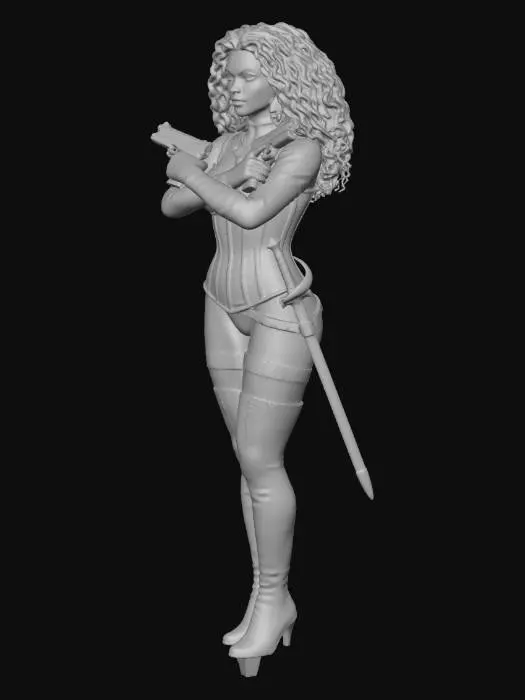 3D model for Fierce Elegance