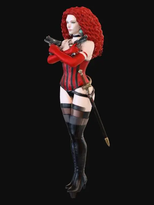 3D model for Fierce Elegance