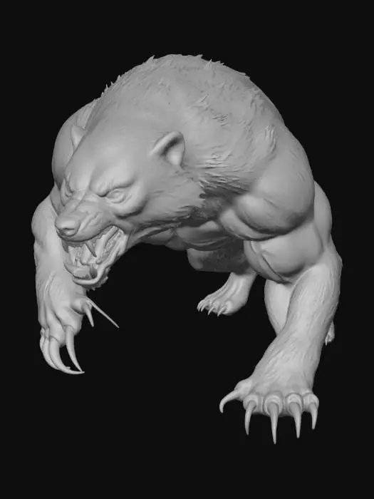 3D model for Fierce Beast