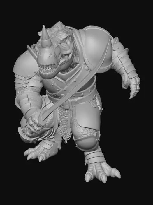 3D model for Dino Knight