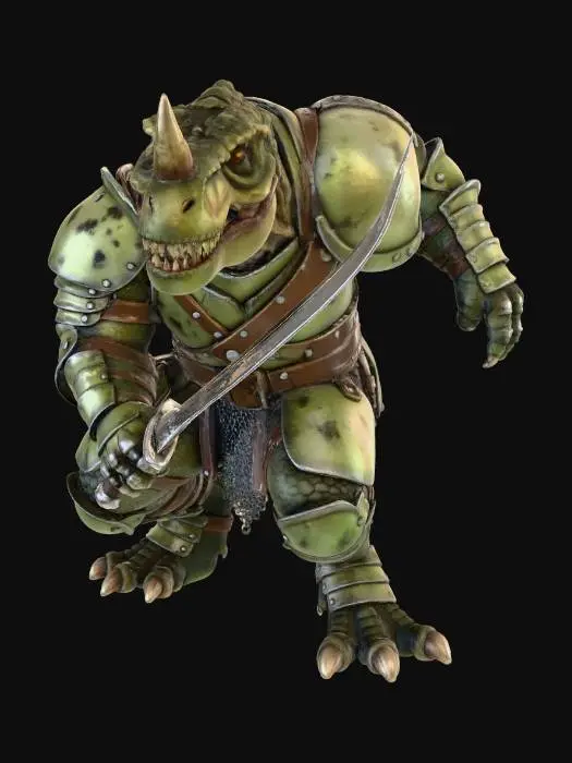 3D model for Dino Knight