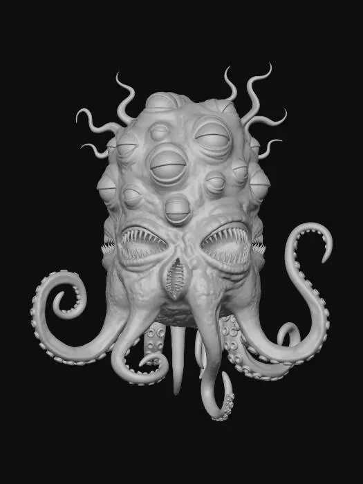 3D model for Multocular Cthulhu