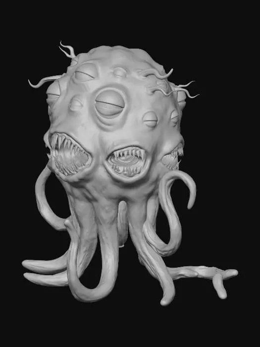 3D model for Creature of Many Eyes