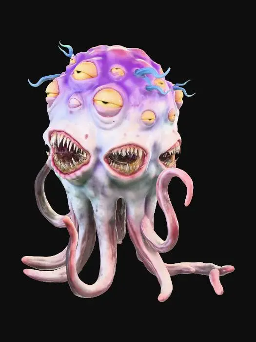 3D model for Creature of Many Eyes