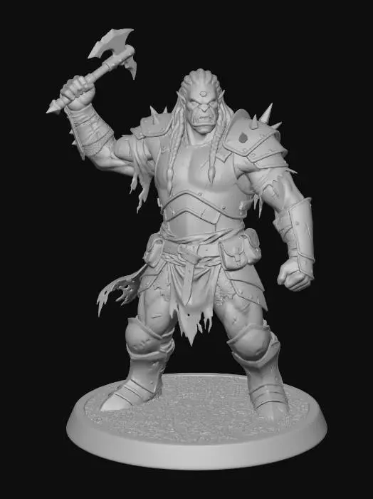 3D model for Orc Triad Champion