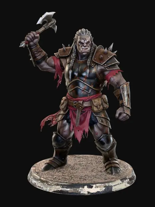 3D model for Orc Triad Champion