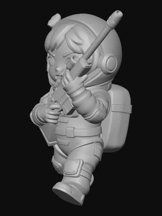 3D model for Little Space Ranger