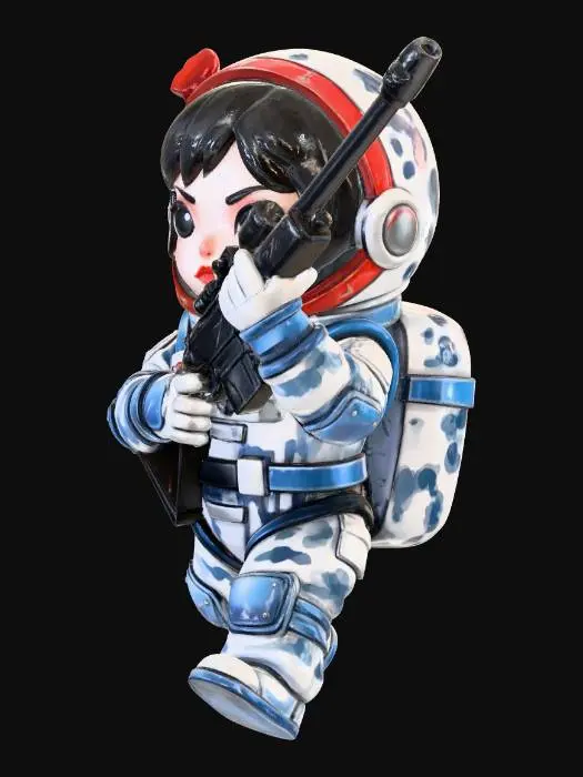 3D model for Little Space Ranger