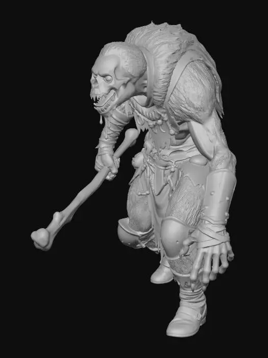 3D model for Bonebound Brute