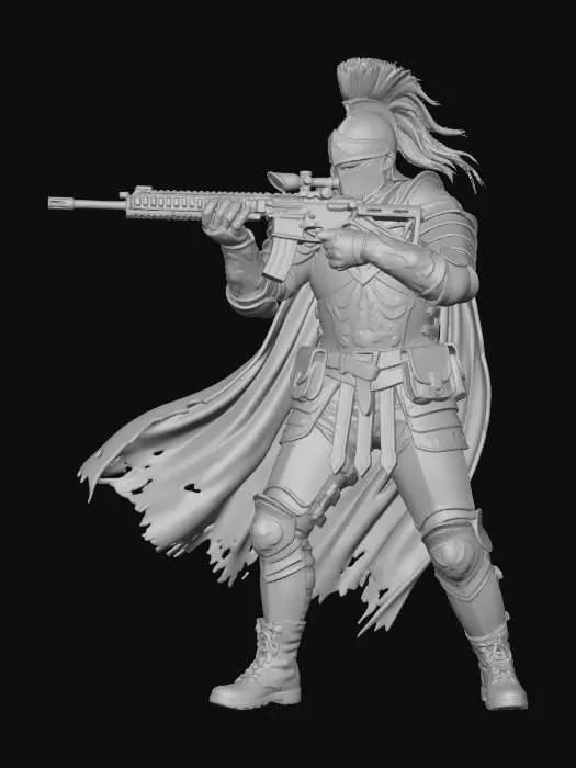 3D model for Anachronic roman legionnary