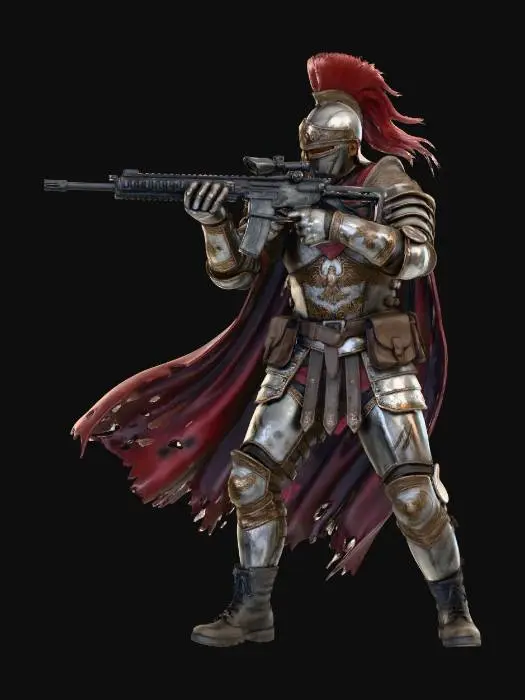 3D model for Anachronic roman legionnary