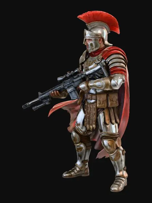 3D model for Anachonic Roman Legionary 03