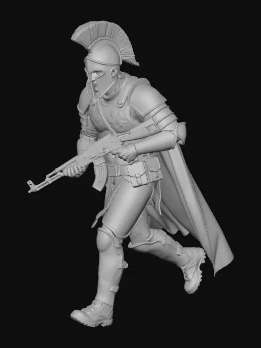 3D model for Cyber Spartan