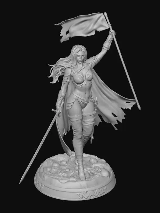 3D model for Crimson Vanguard