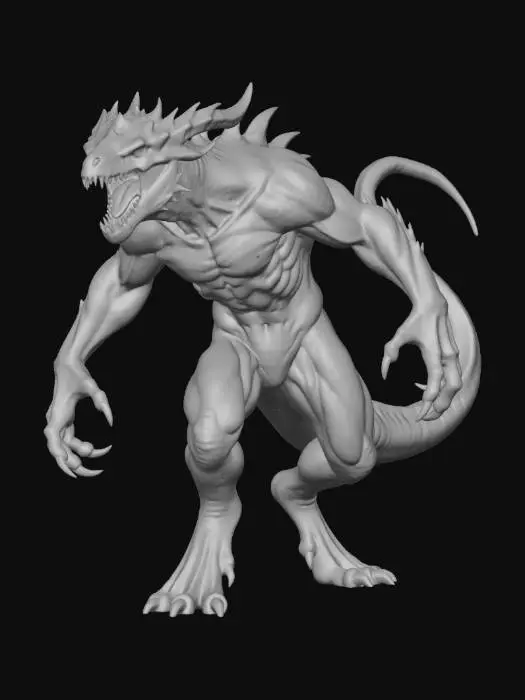 3D model for Scaleclaw Colossus