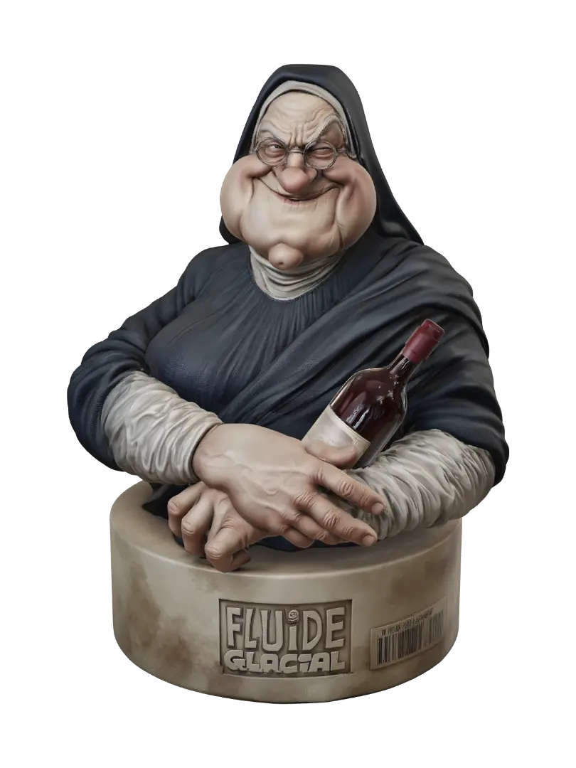 Soeur Marie Therese des Batignoles - Nun 3D model, vytvořený pomocí AI