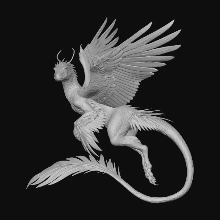 3D model for Skybound Velociraptor