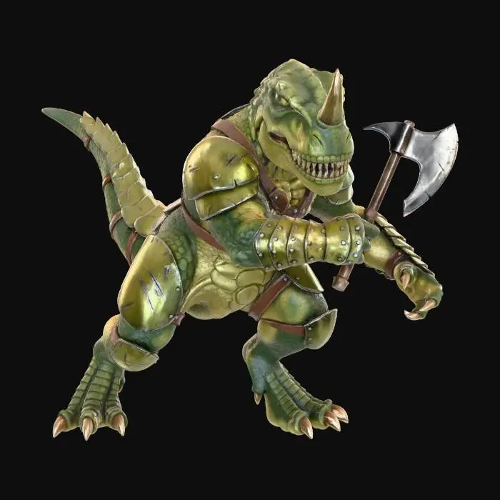 3D model for Dino Warrior