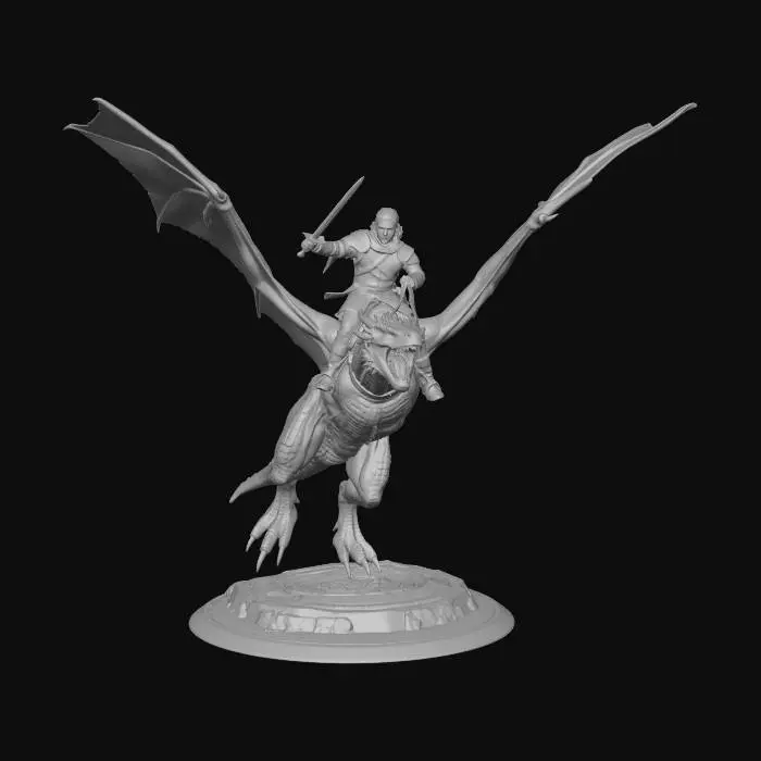 3D model for Dragon Rider