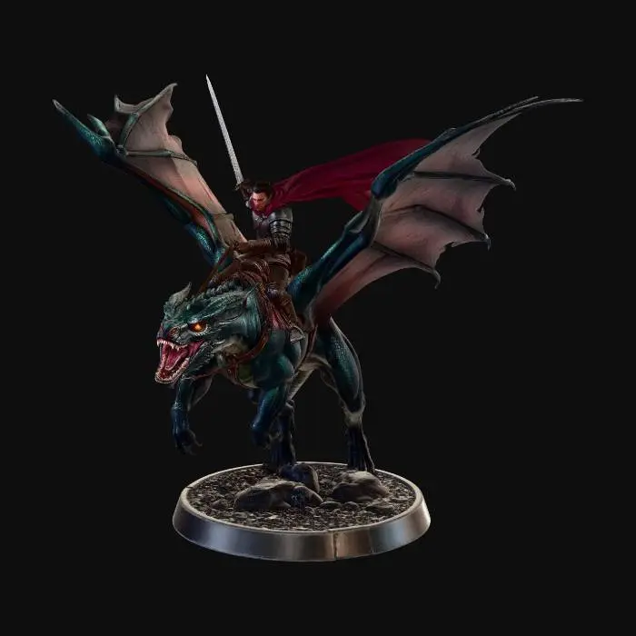 3D model for Dragon Rider