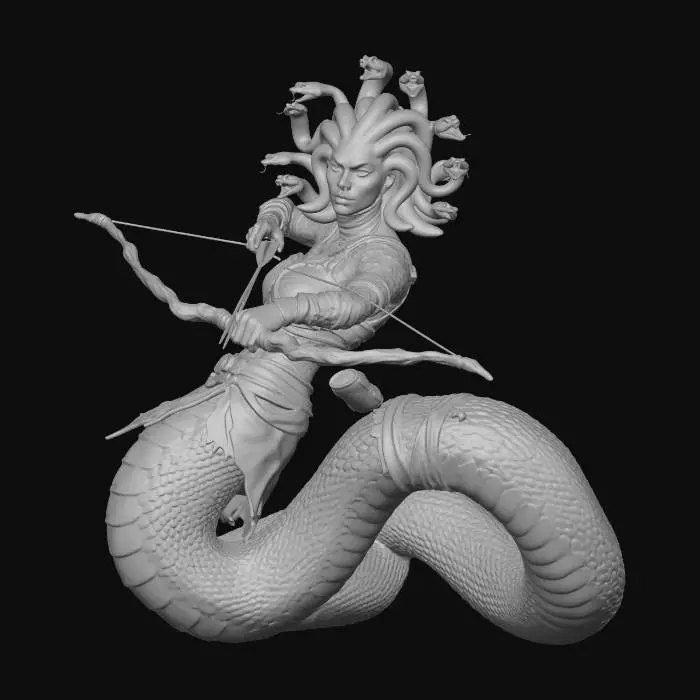 3D model for Gorgon Archer