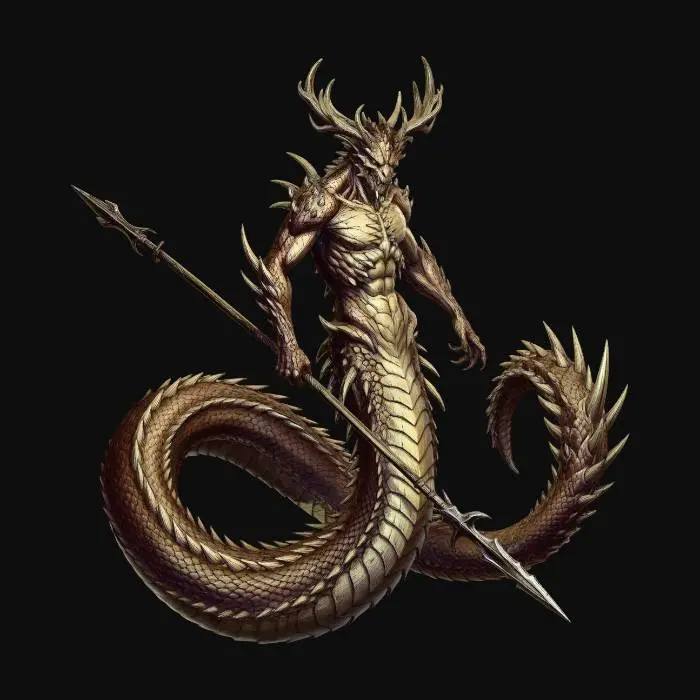 3D model for ShadedSerpentWarrior