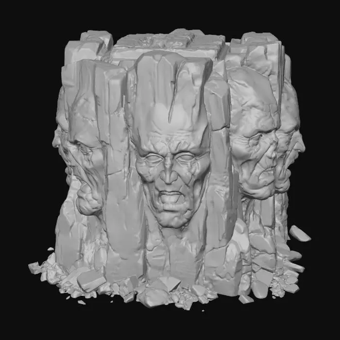 3D model for Faces in the Stone