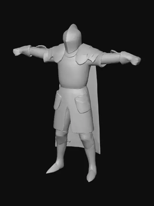 3D model for Knight's Triumph