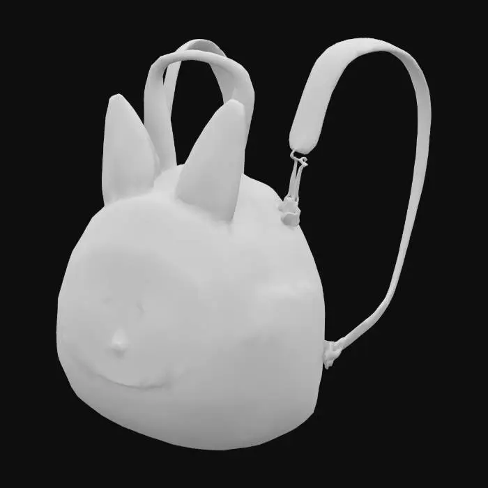 3D model for labubu Backpack не боле 3к полигонов
