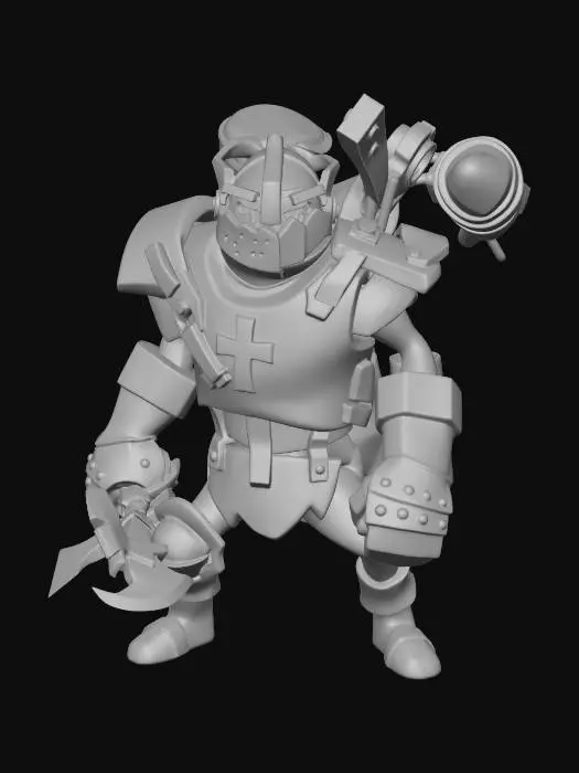3D model for Rocket Knight