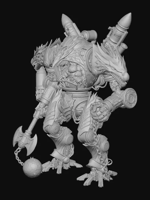3D model for Mech Dragon Awakening
