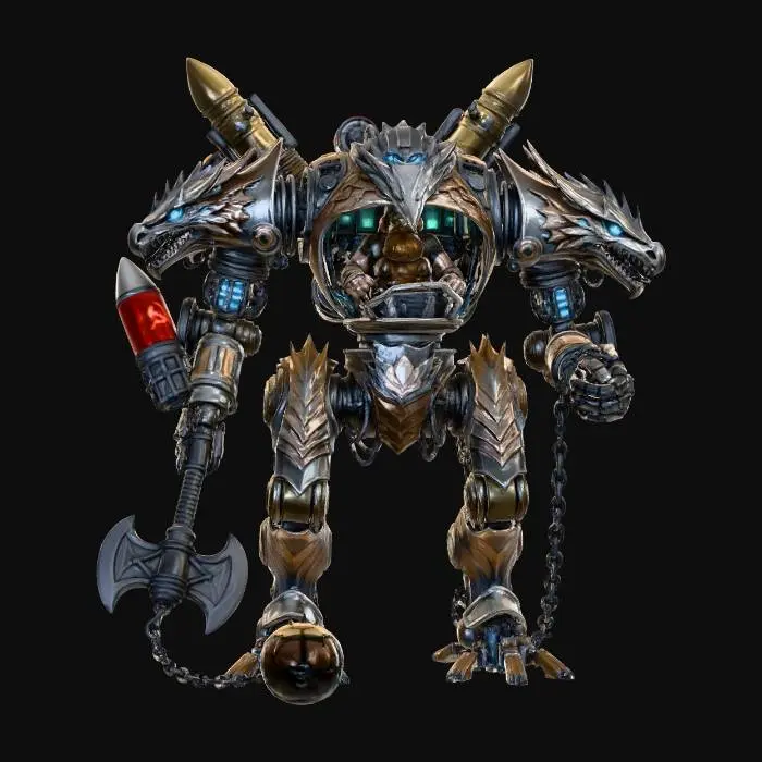 3D model for Mech Dragon Awakening