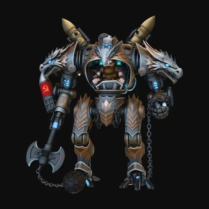 3D model for Mech Dragon Awakening